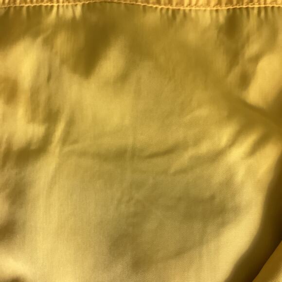 Eddie Bauer Vntg  Men Yellow Rain Jacket Vented  Lined  Zip Front  Mens Lrg  EUC - Picture 5 of 9